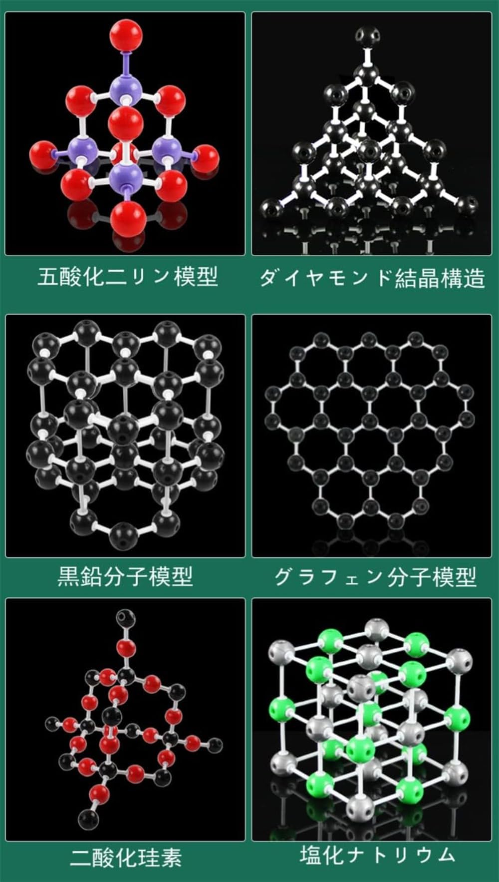 Amazon.co.jp: CHIANART 分子構造模型 分子モデルセット 有機
