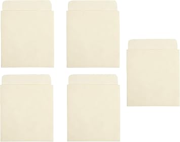 Kapco Standard Back Self-Stick Book Pocket, 3-1/2 x 4-1/2 Inches, Manila, Pack of 500 - S/PSB 5-Pack