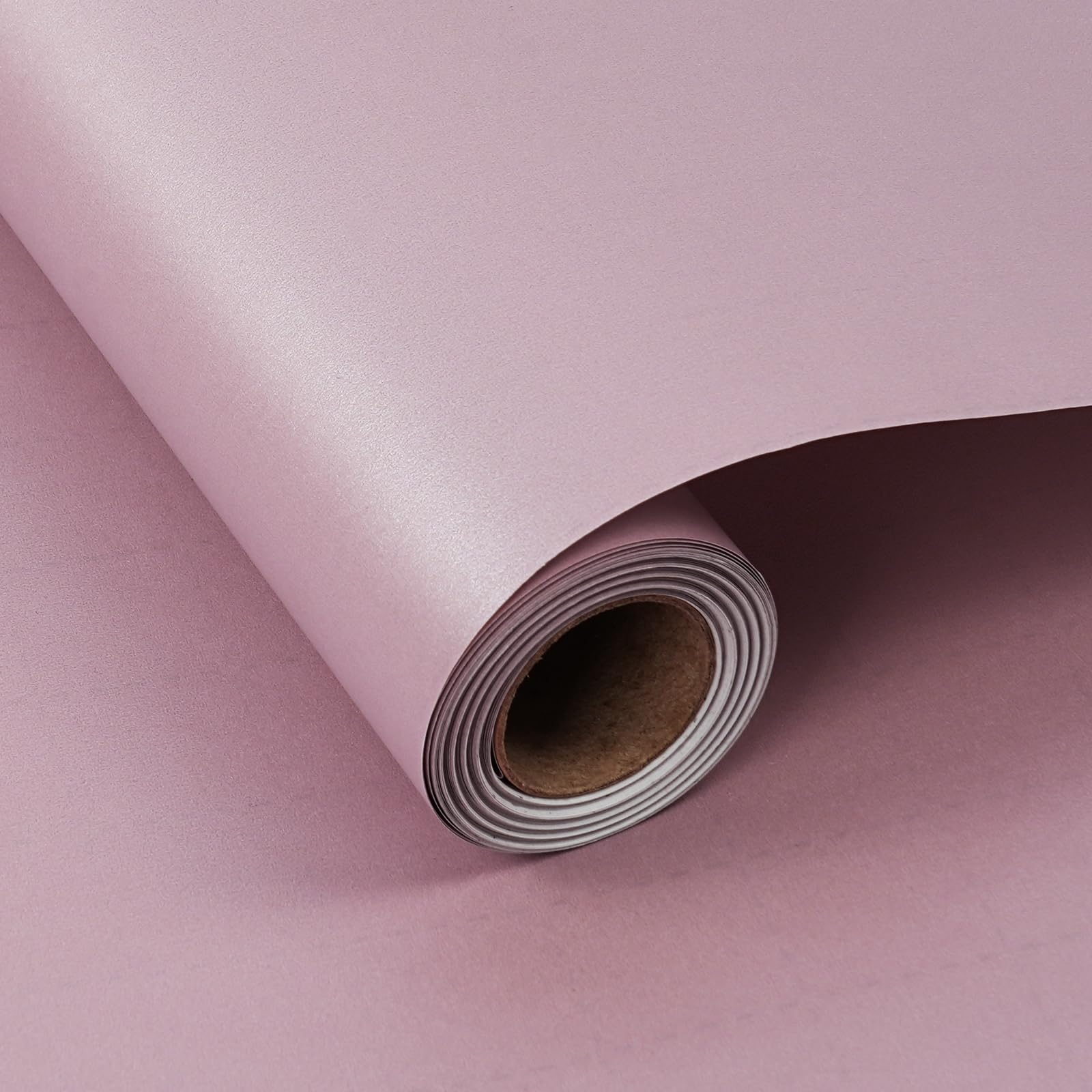 DiULi Gift Wrapping Paper Roll 43cm x 10m, Pearl Finish Solid Colour for Birthday Christmas Wedding, Thick Quality with Grid Lines for Easy Cutting, Versatile for Gift Wrap DIY Crafts, Purple