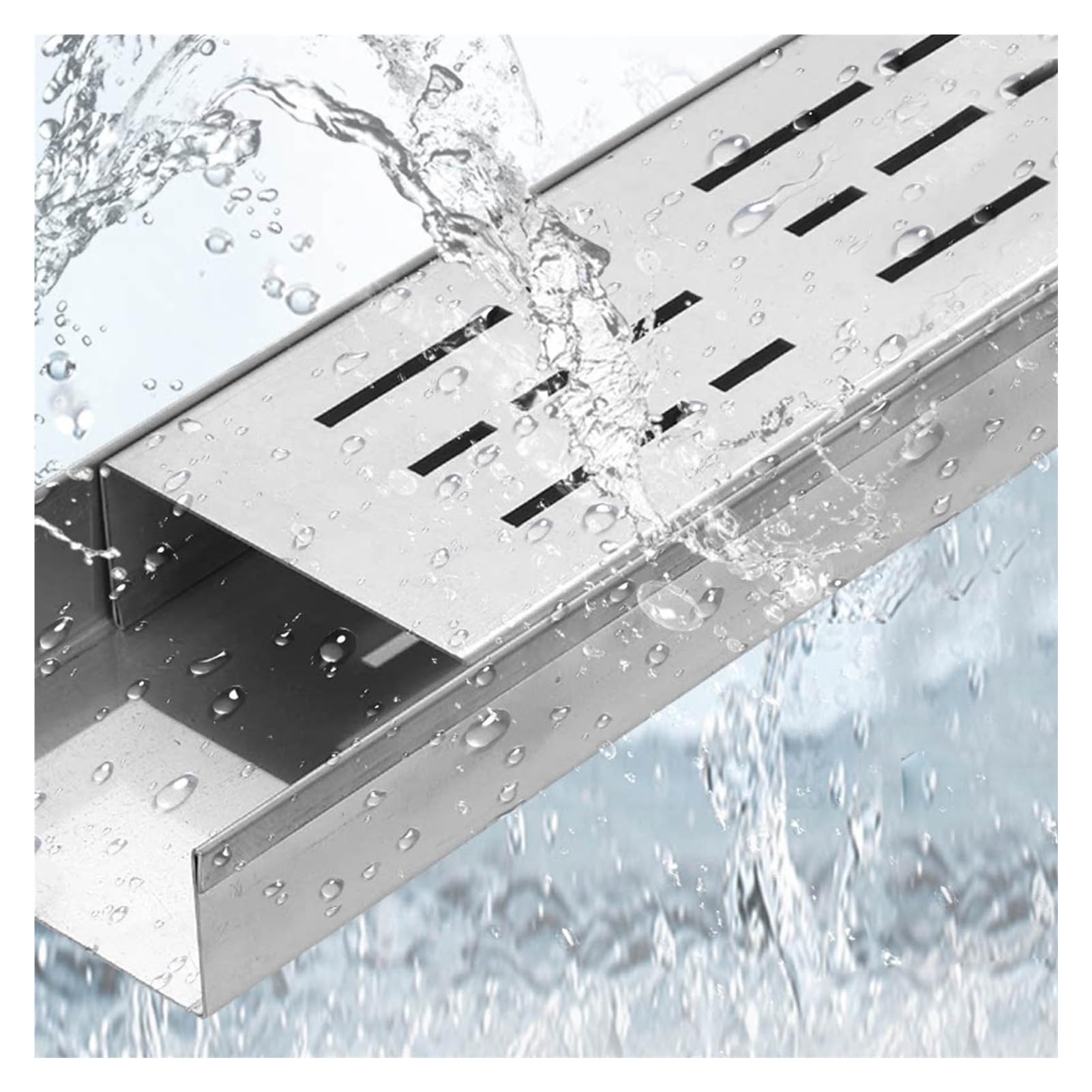 Stainless Steel 304 Drainage Channel Kit 90° Angle Corner Trench Drain
