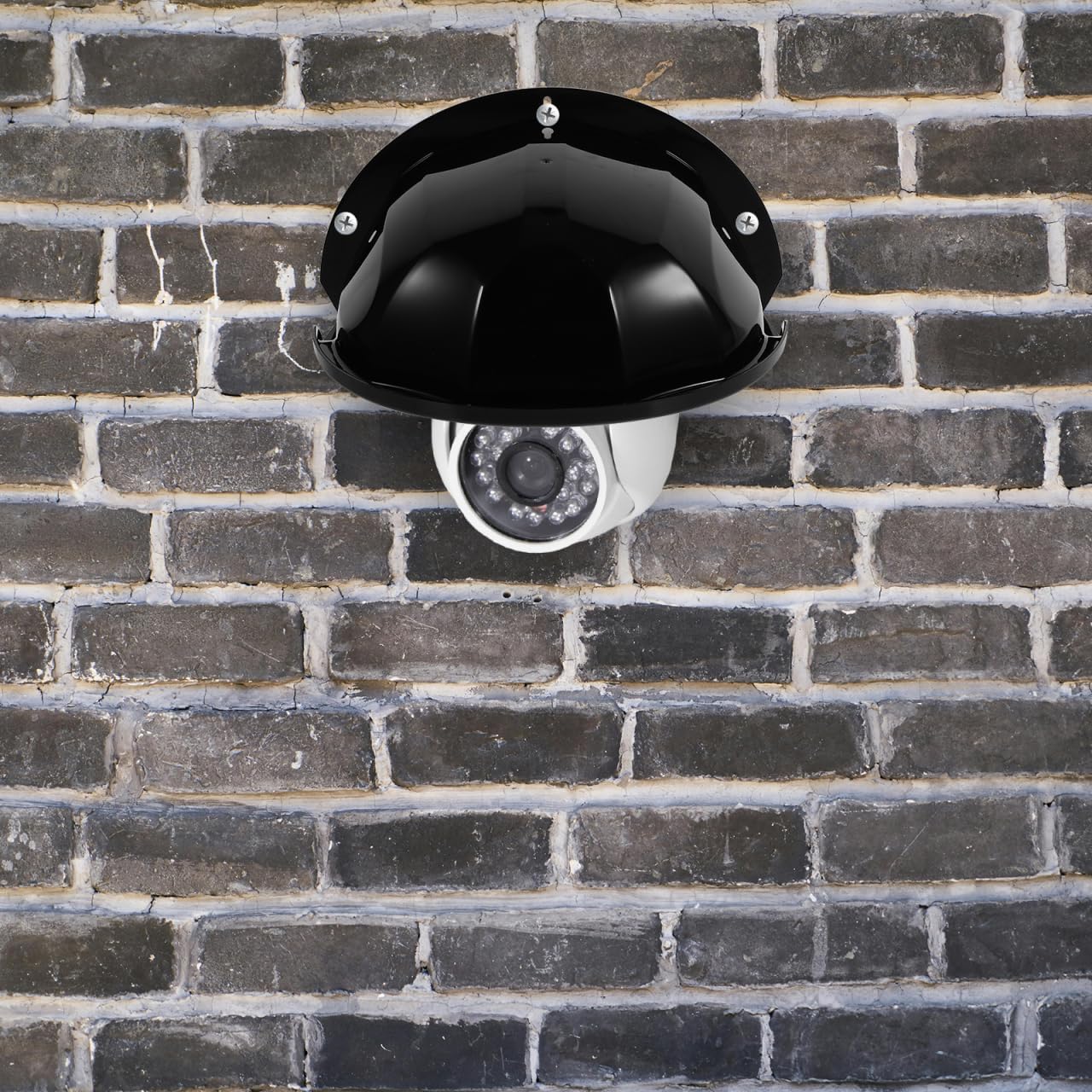 BESPORTBLE 2-Pack Outdoor Camera Rain Cover Weatherproof Protective Shade Roof for Wall Mount Security Cameras Lightweight Outdoor Acrylic Cover Shield 11.41X8.26X5.11In