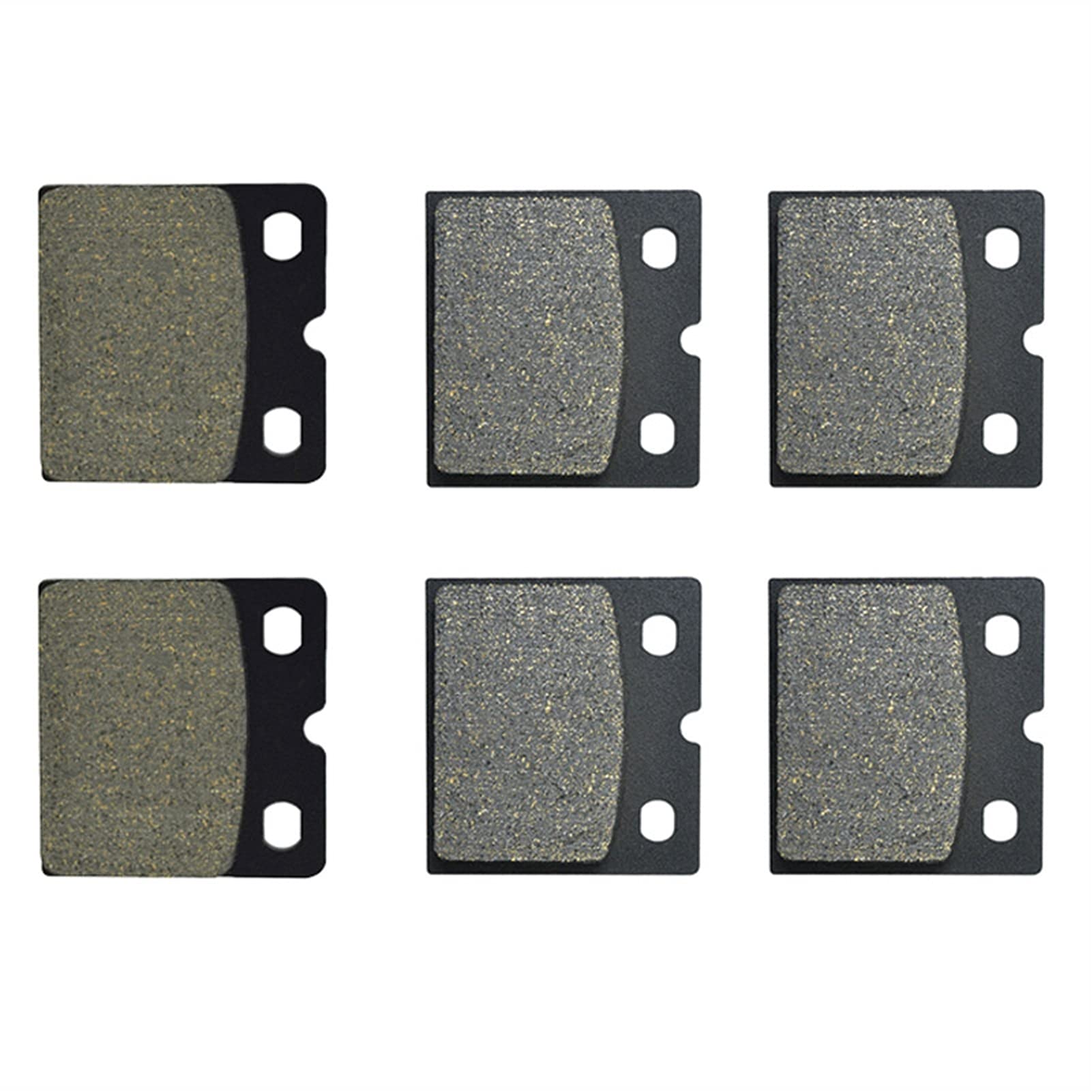 Set Pastiglie Freno Moto Anteriore E Posteriore Per BMW K75 K100 R100, 3 Paia, Materiale Semi-Metallico