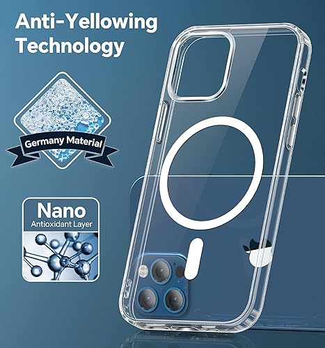 Miniatura 14 de Elando Funda magnética para iPhone 12 Pro Max [compatible con Magsafe]