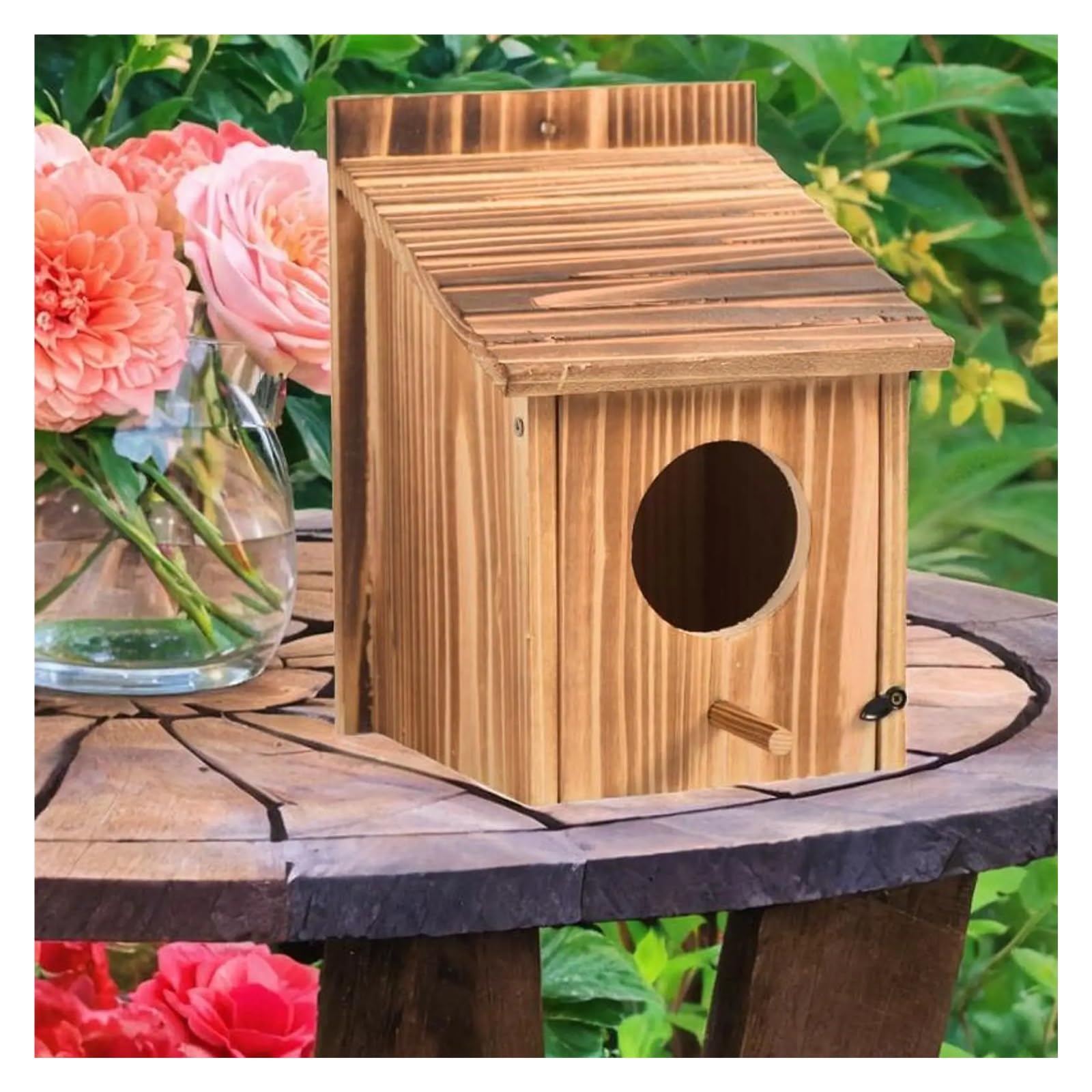 Nistkasten Vogelnest Aus Holz, Vogelhaus for Draußen, Vogelhäuschen for Die Vogelbeobachtung Im Garten Und Auf Der Terrasse, Kleine Vögel, Vogelzimmer