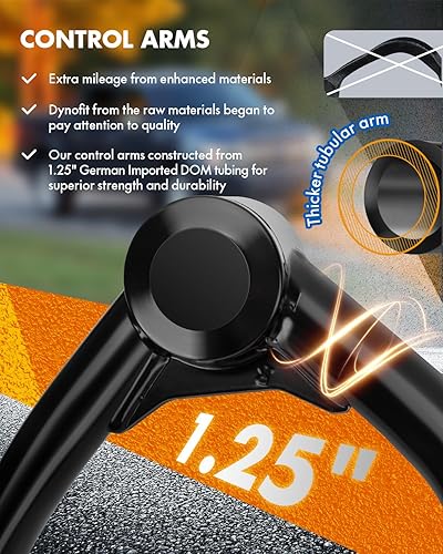 Miniatura 5 de Brazos de control superiores de 2-4 pulgadas para Silverado 1500Sierra 1500 2007-2018, kit de brazo de control de suspensión dynofit para Tahoe