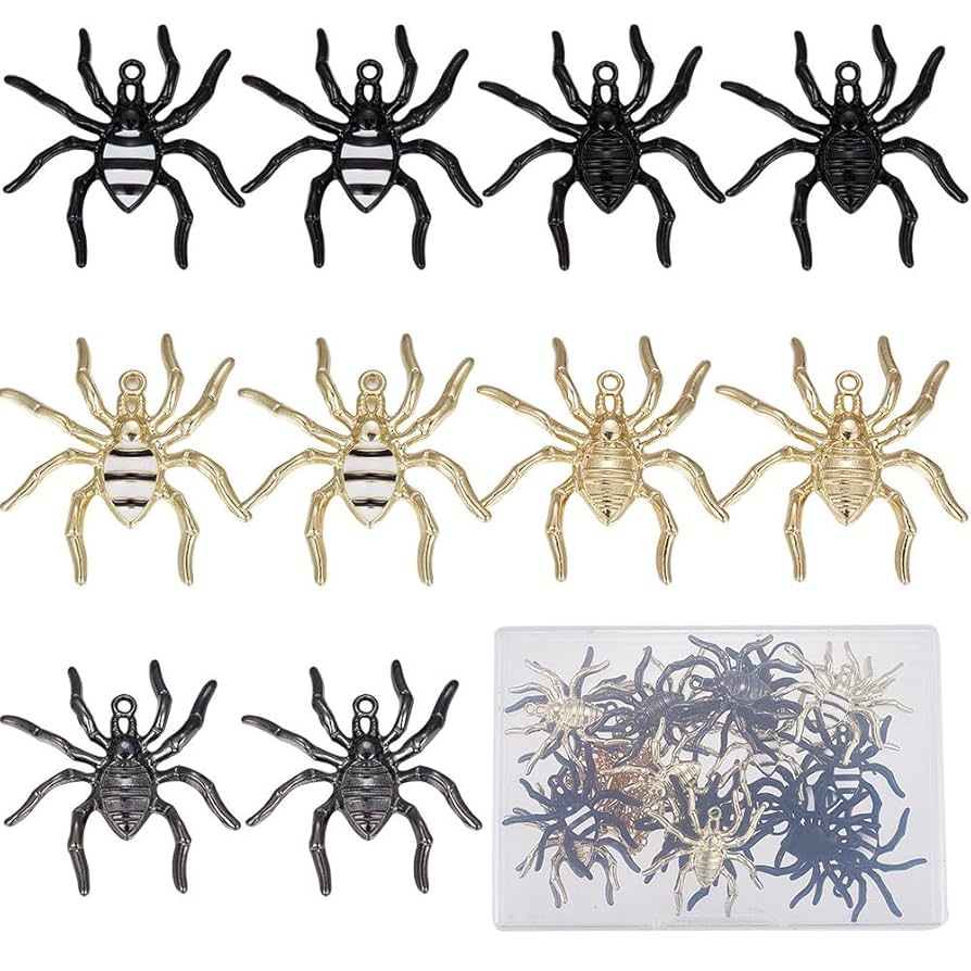 Amazon | SUNNYCLUE 20個5種 37mm ハロウィン チャーム ゴシック