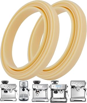 54mm Silicone Gasket Seal Compatible with Breville Sage Bambino Barista Sage Espresso Machine 878/875/870/860/880/810/840/450/500 Grouphead Gasket Replacement BPA Free-2pcs