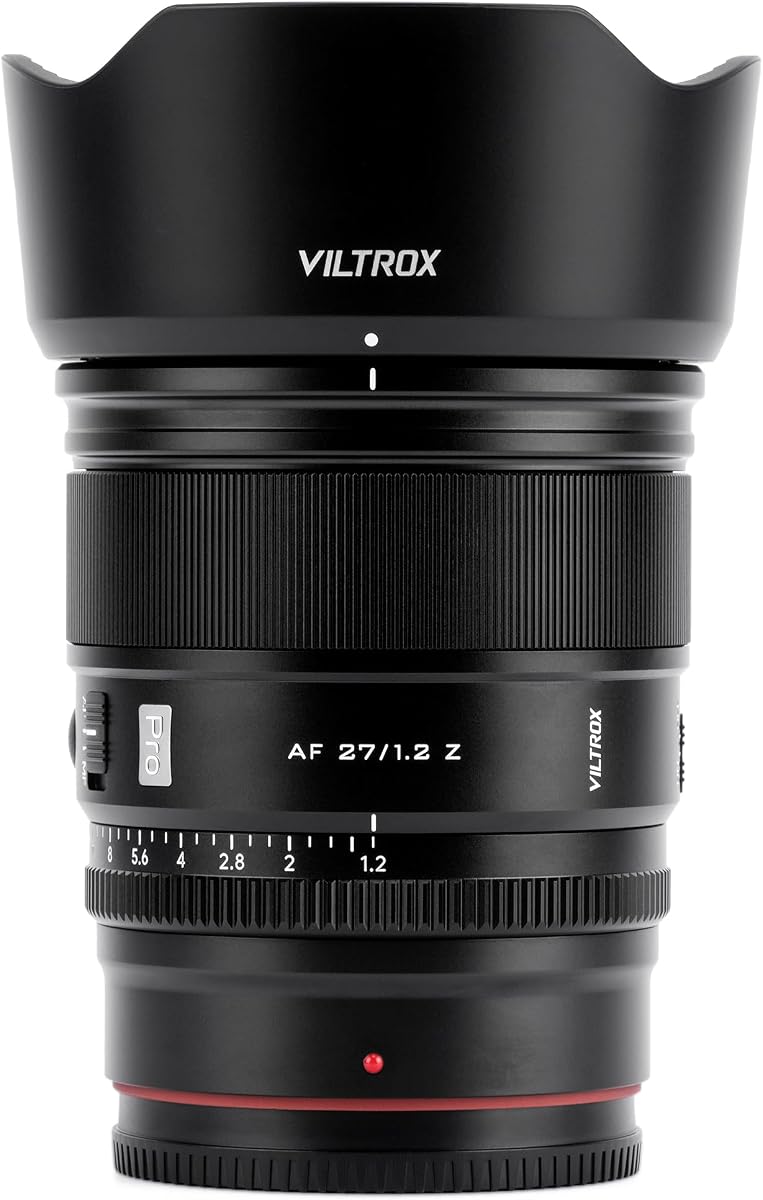 VILTROX 27mm f/1.2 Z Lens, 27mm F1.2 Z Mount Lens for Nikon Z30 Z50 Zfc Z8 Z9 ZF Z6ii (Z Mount Prime APS-C Lenses)