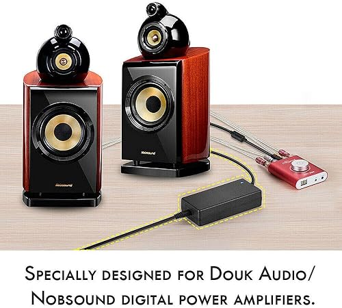 Miniatura 6 de Nobsound Mini amplificador de subwoofer de 100 W con paquete de fuente de alimentación DC 19V 4.74A, amplificador digital con adaptador para