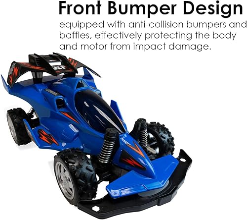 Miniatura 3 de WGS Coche de juguete Super Drift Racer de alta velocidad, control remoto, rápido, brillante, deportivo, para niños y niñas