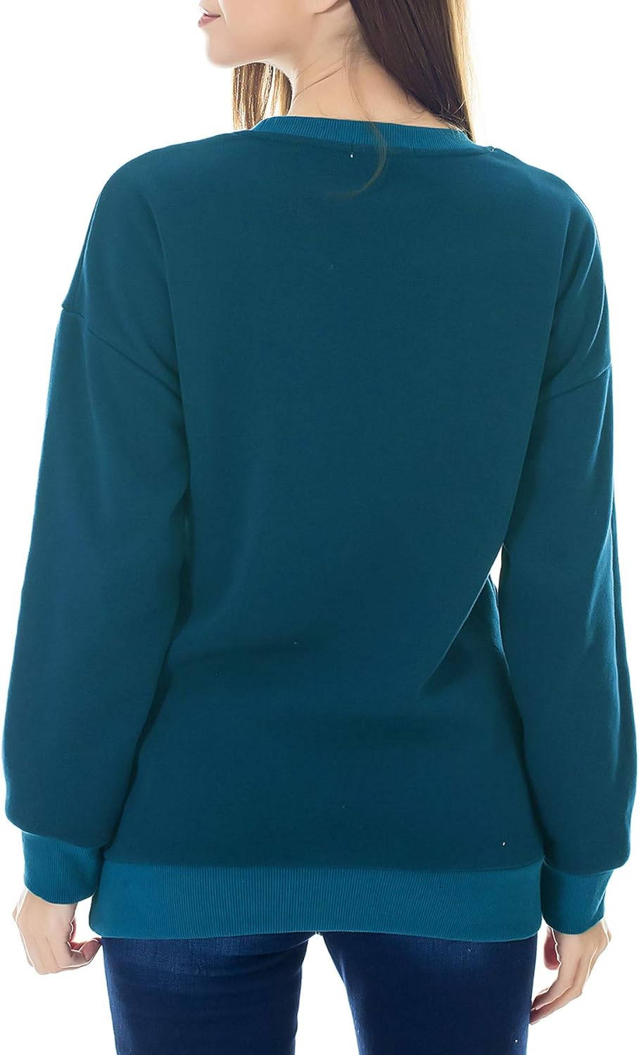 Smallshow Fleece Maternity Nursing Sweatshirt Long Sleeve Breastfeeding Tops - Image 4