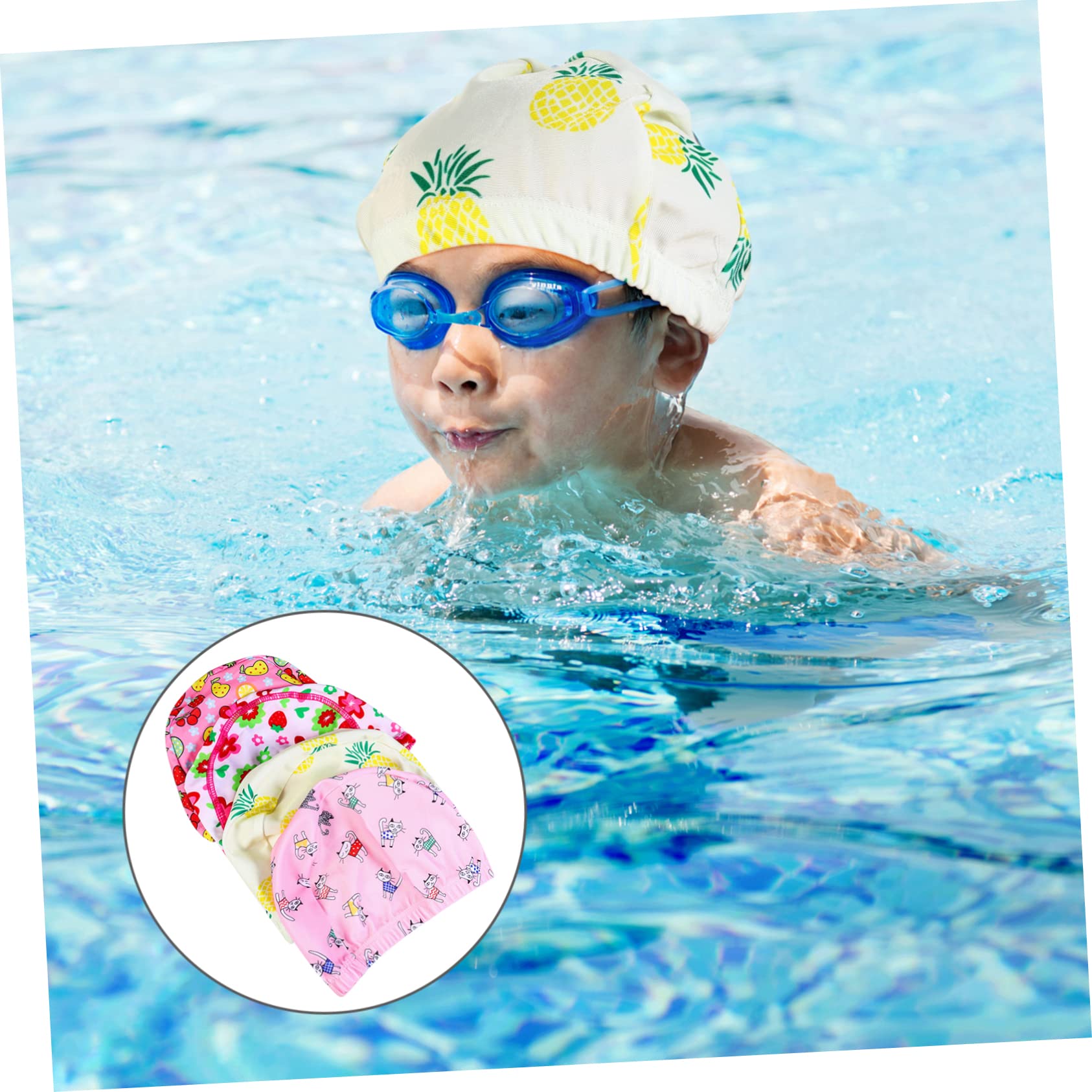 Cuffia Da Nuoto In Pvc Da 12 Pezzi Per Bambini