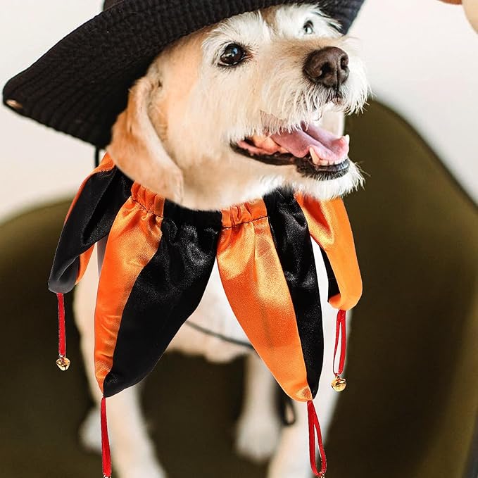 Disfraz Halloween para Mascotas Collar Elástico Decorativo Perro Gato miniatura 2