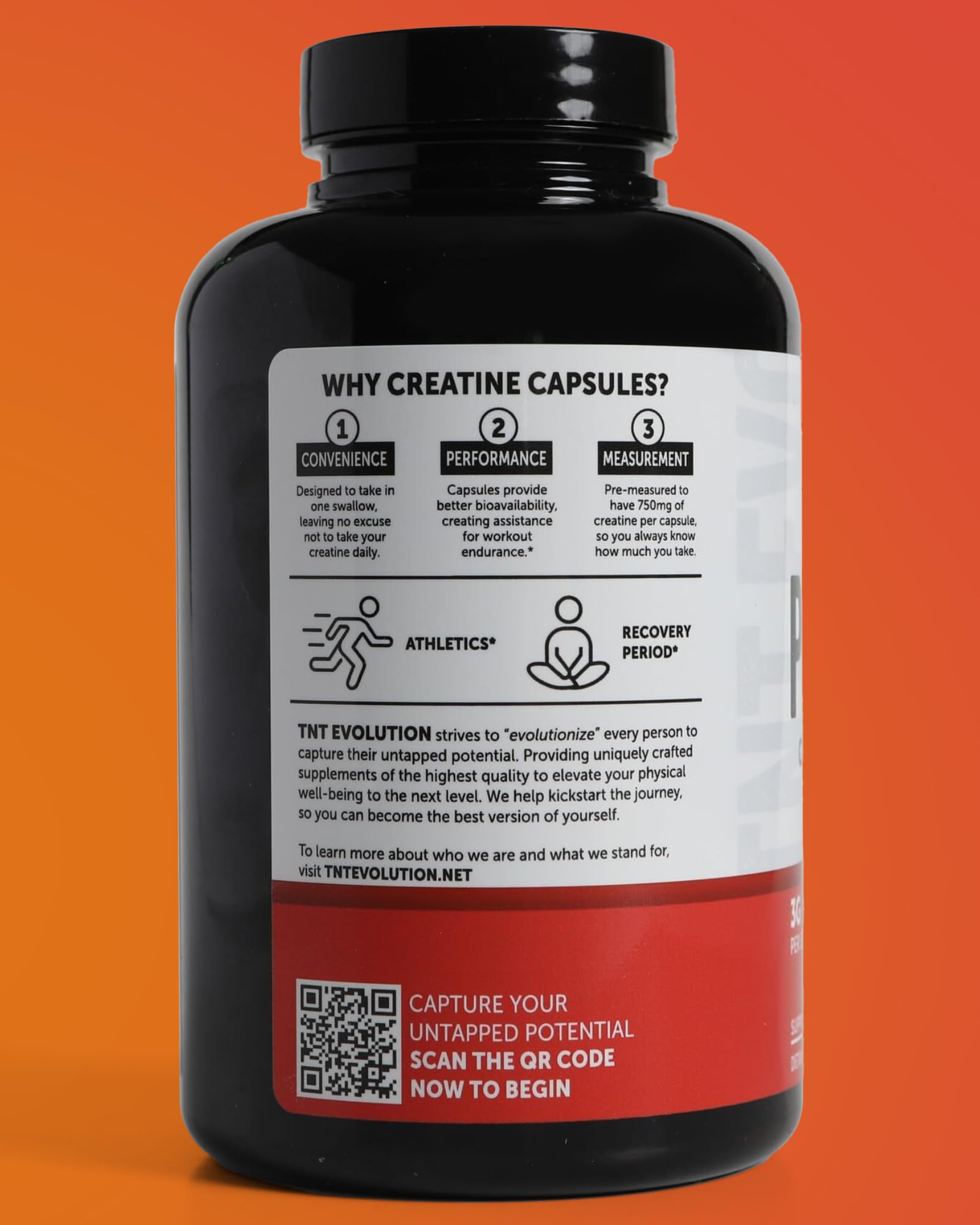 Creatine Monohydrate Capsules – 750mg Capsule for Men & Women – 60 Serving – Pure Micronized Creatine for Strength, Fitness & Sport – 240 Count, Gluten Free Nutritional Supplement — Amazon image 5