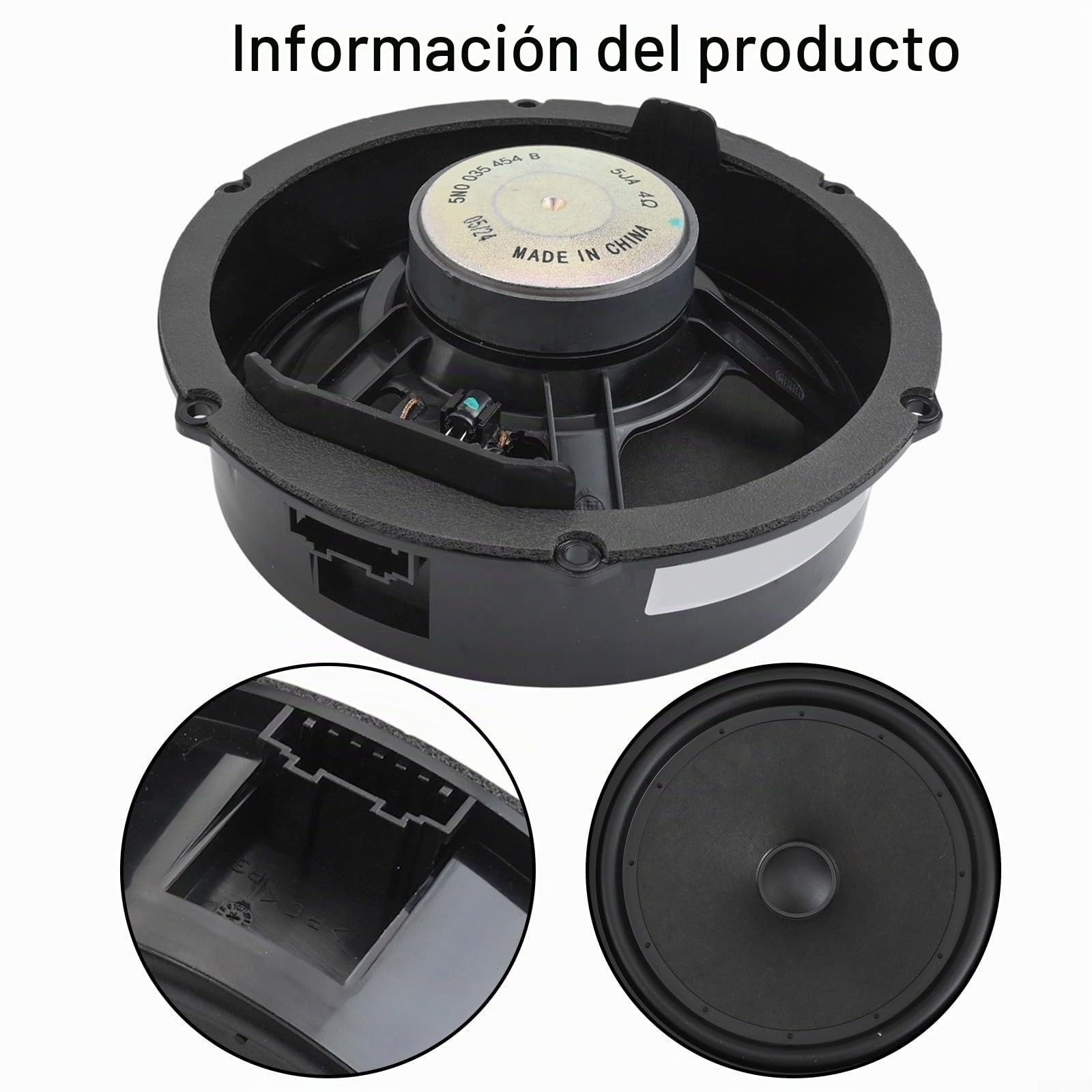Altavoces estéreo para coche interiores, repuesto delantero y trasero 2009-2019 (delanteros)