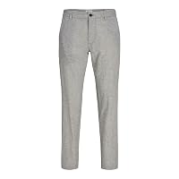 Jpstace Summer Linen Blend Chino Pant SN, Oliva impolverato
