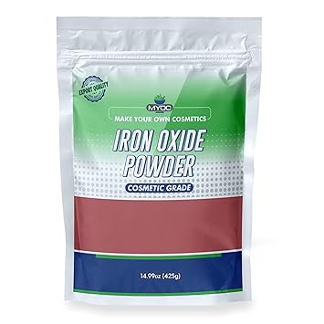Myoc Iron Oxide Powder 425 Gm(14.99Oz), Iron Oxide Powder Cosmetic Grade, Iron Oxide Powder for Pigment, Iron Oxide Powder for Sunscreen, Iron Oxide Powder for Makeup, Iron Oxide for Pottery & Slime