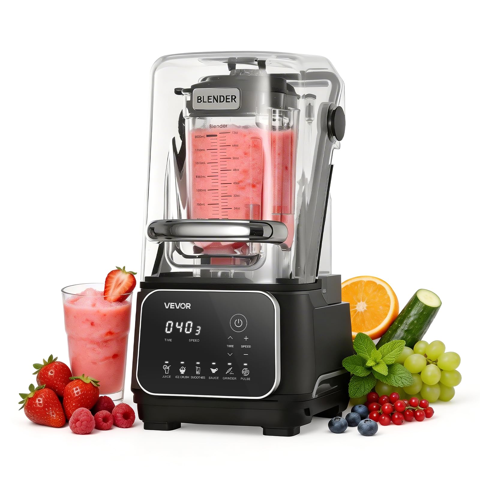 VEVOR 68 oz Professional Countertop Blender