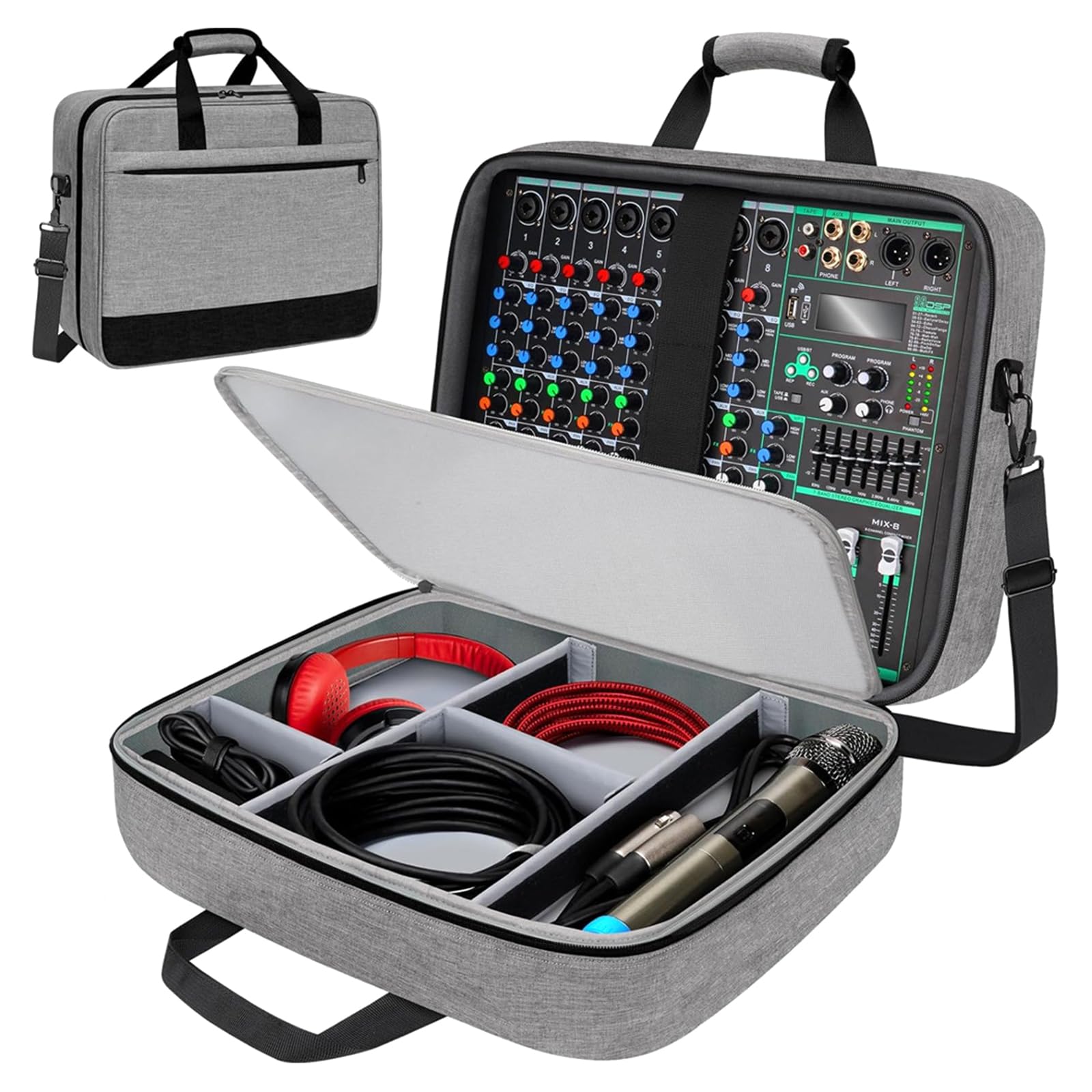 Funda protectora profesional para mezclador, resistente al agua, de nailon, ideal para herramientas de producción de música, bolsas de almacenamiento