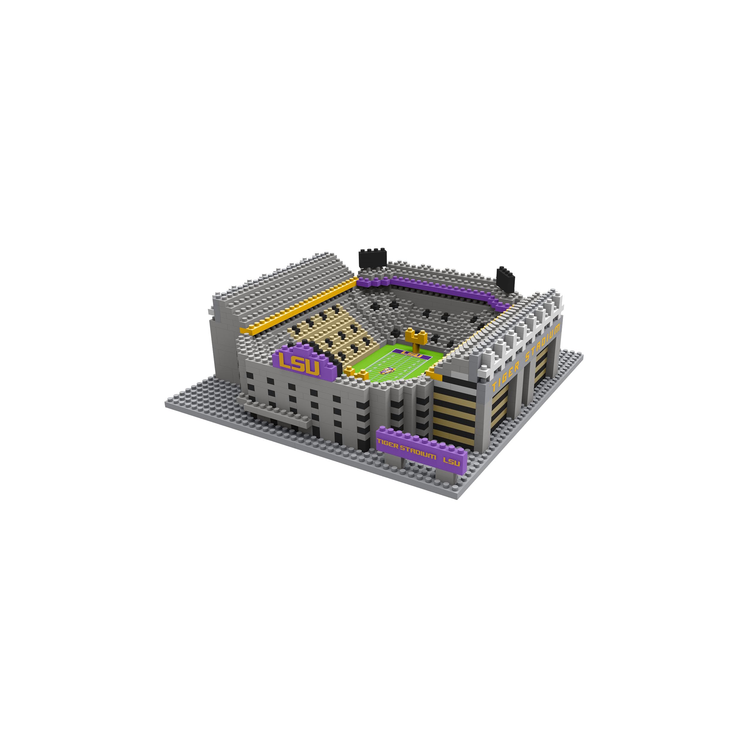 FOCO NCAA Unisex-Adult NCAA College Team Construction Blocks 3D Mini BRXLZ Stadium