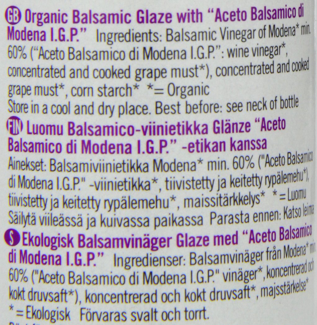 Biona Organiczna glazura balsamiczna 150 ml (opakowanie 3 szt.)