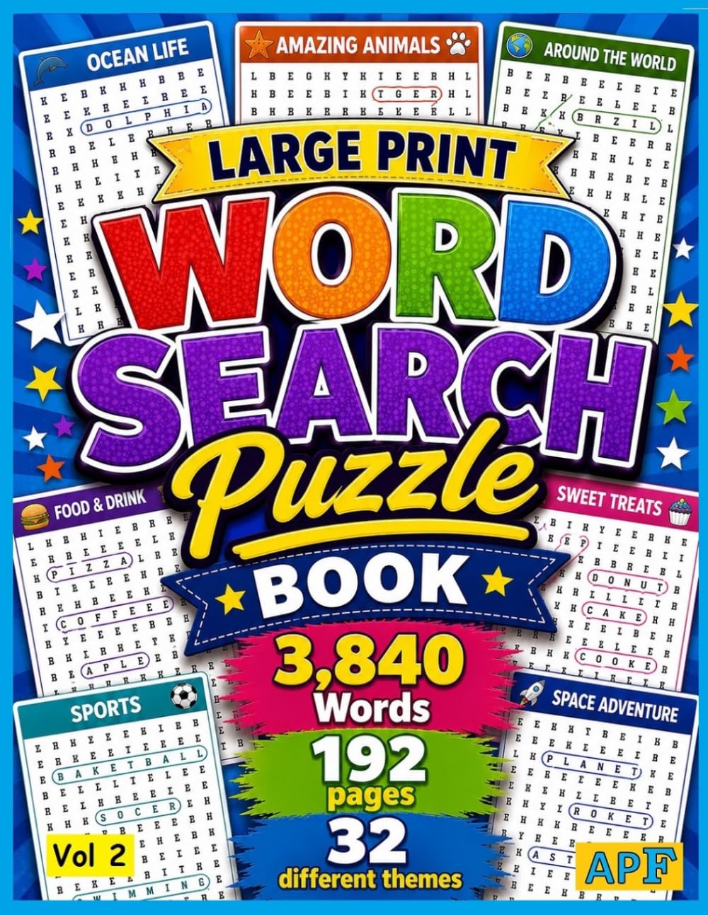 Word Search Puzzles Vol 2, Relax and enjoy