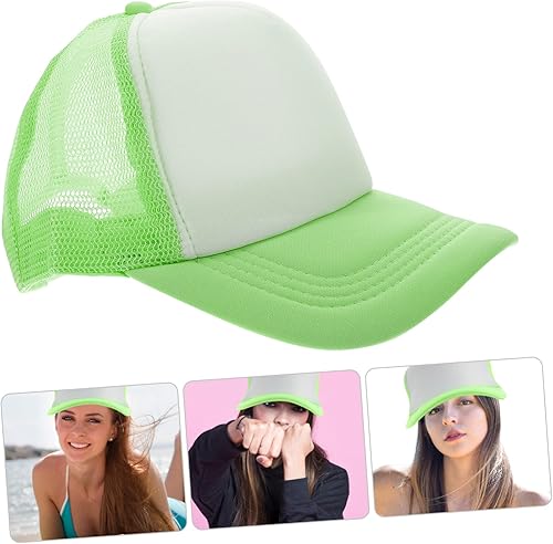 Miniatura 8 de EXCEART 20 gorras de béisbol a granel al aire libre para hombres, gorra para hombre, gorra de camionero de malla, sombrero de béisbol de bricolaje
