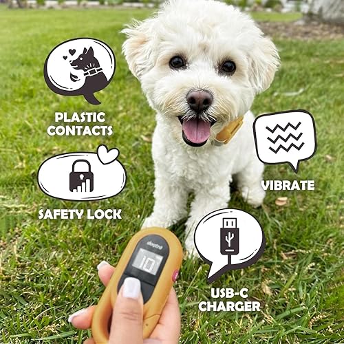 Miniatura 5 de Dogtra CUE - Collar electrónico fácil y seguro con vibración, personalizable, impermeable, recargable, para perros pequeños, medianos y grandes,