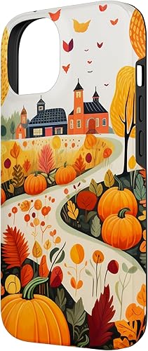 Miniatura 5 de iPhone 11 Hojas de otoño otoño calabaza patrón otoño color hojas caso