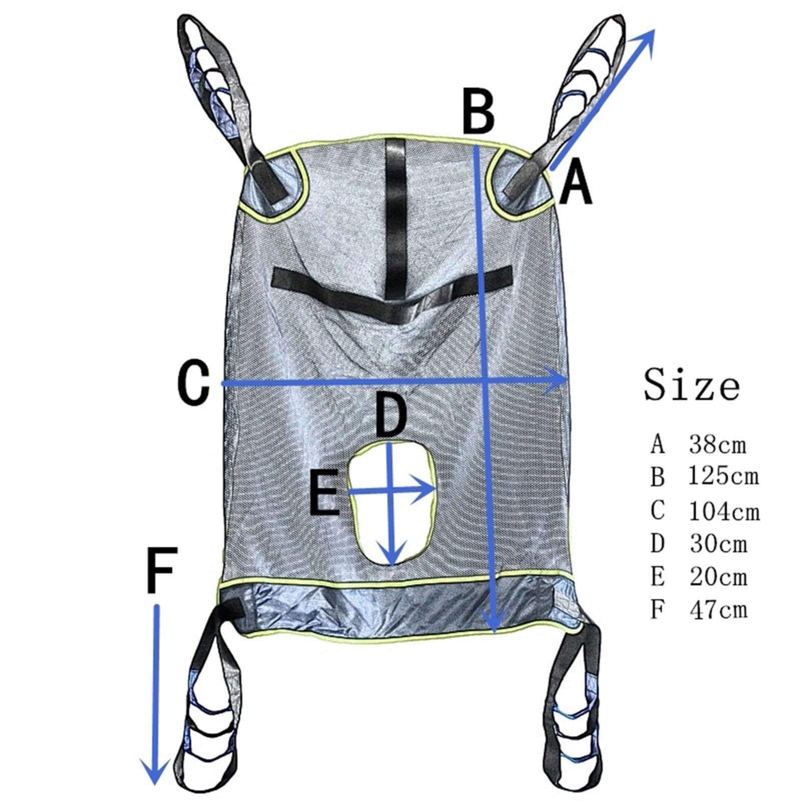 Sollevatore Paziente - Imbracatura per Paranco - Medico Imbracatura di Sollevamento - Cinghia di Trasferimento Dell'imbracatura di Camminata per L'anziano Senior Disabile