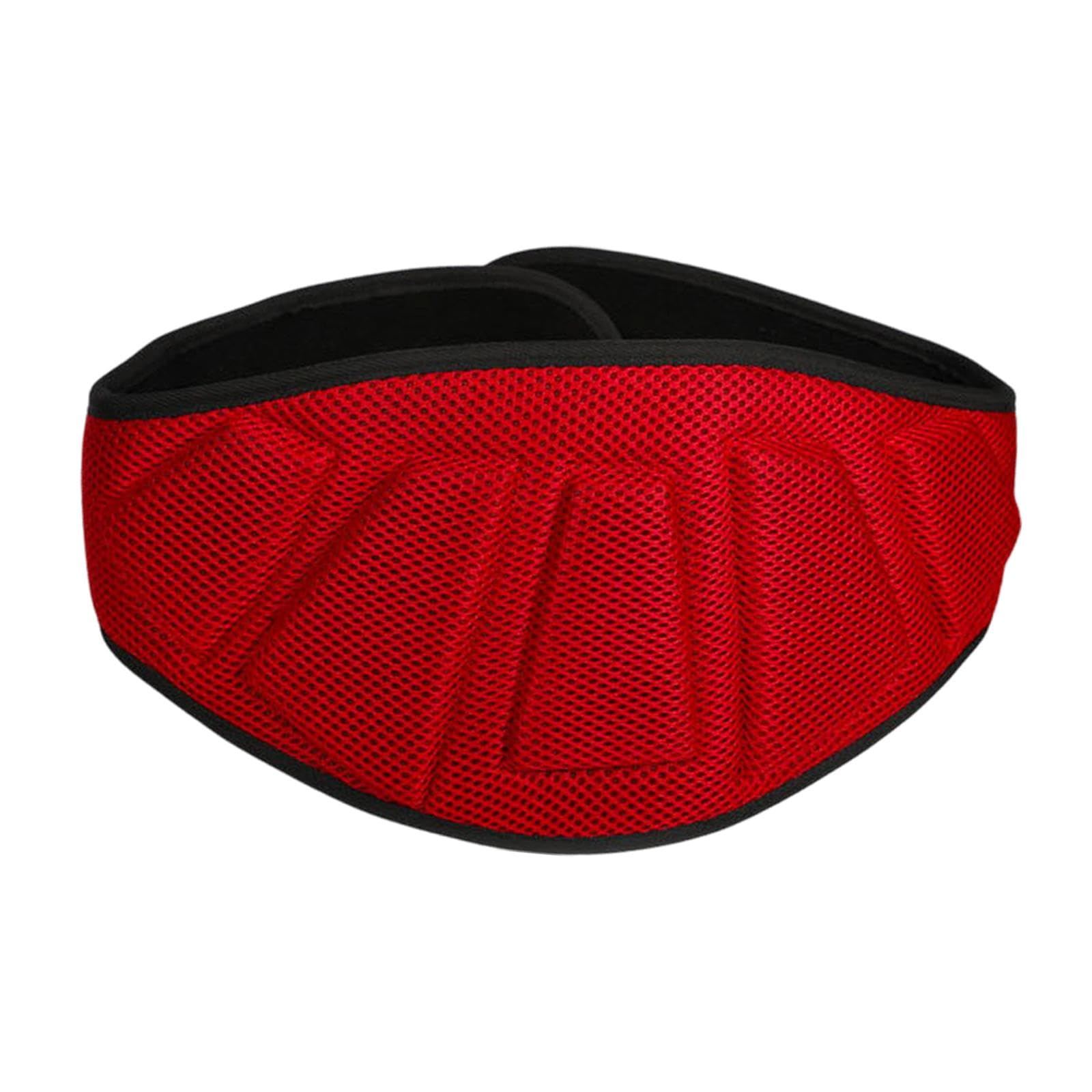 ATORSE Weight Lifting Belt Back Lumbar Support for Cross Training Bodybuilding L Red-image-11