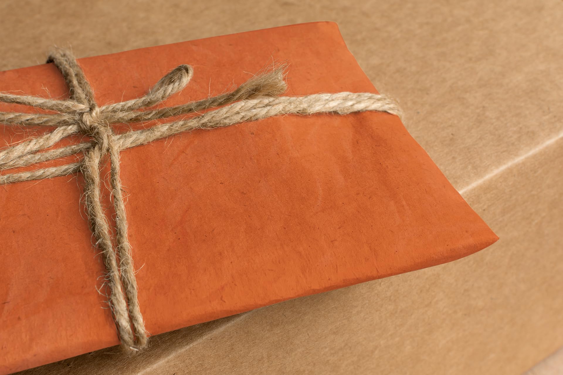 InsideMyNest Coloured Tissue Paper Sheets Premium Quality (Orange, 50)