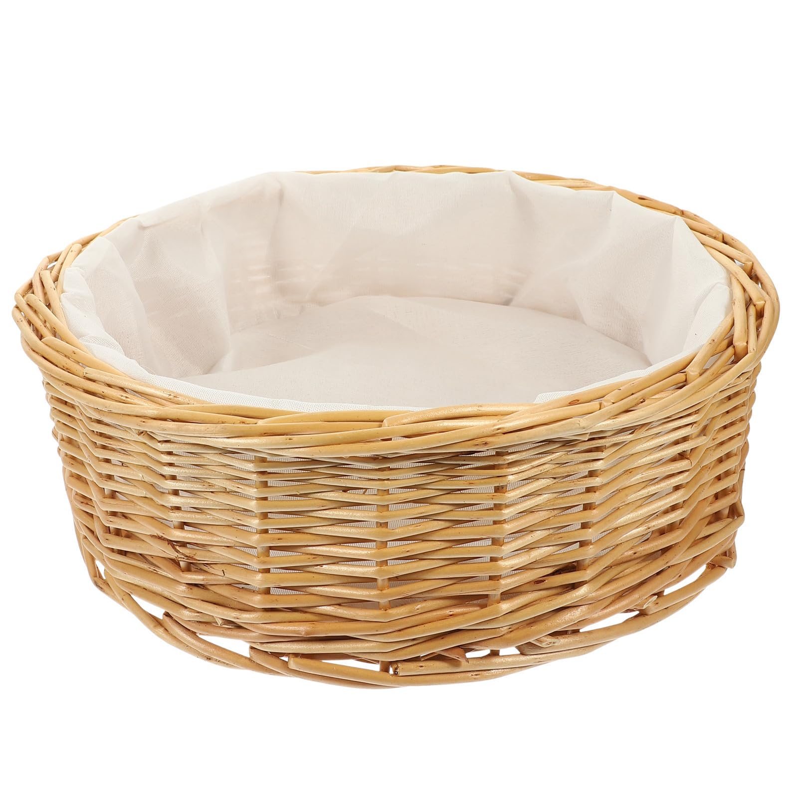 Cesta de pan mimbre SEWACC para decoración del hogar y meriendas en la oficina