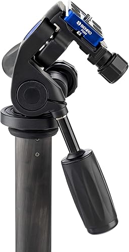 Miniatura 3 de Benro HD1A Cabezal panorámicoinclinable de 3 vías, capacidad de carga de 8.8 libras, liberación rápida compatible con Arca, controles de