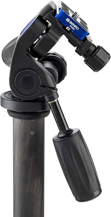 Benro 3-Way Arca Tripod Head, Independent Movement in 3 Ways, Allows Precise Positioning, Arca-Swiss Compatible QR Plate, 11 lb. Capacity- Black (HD1A)