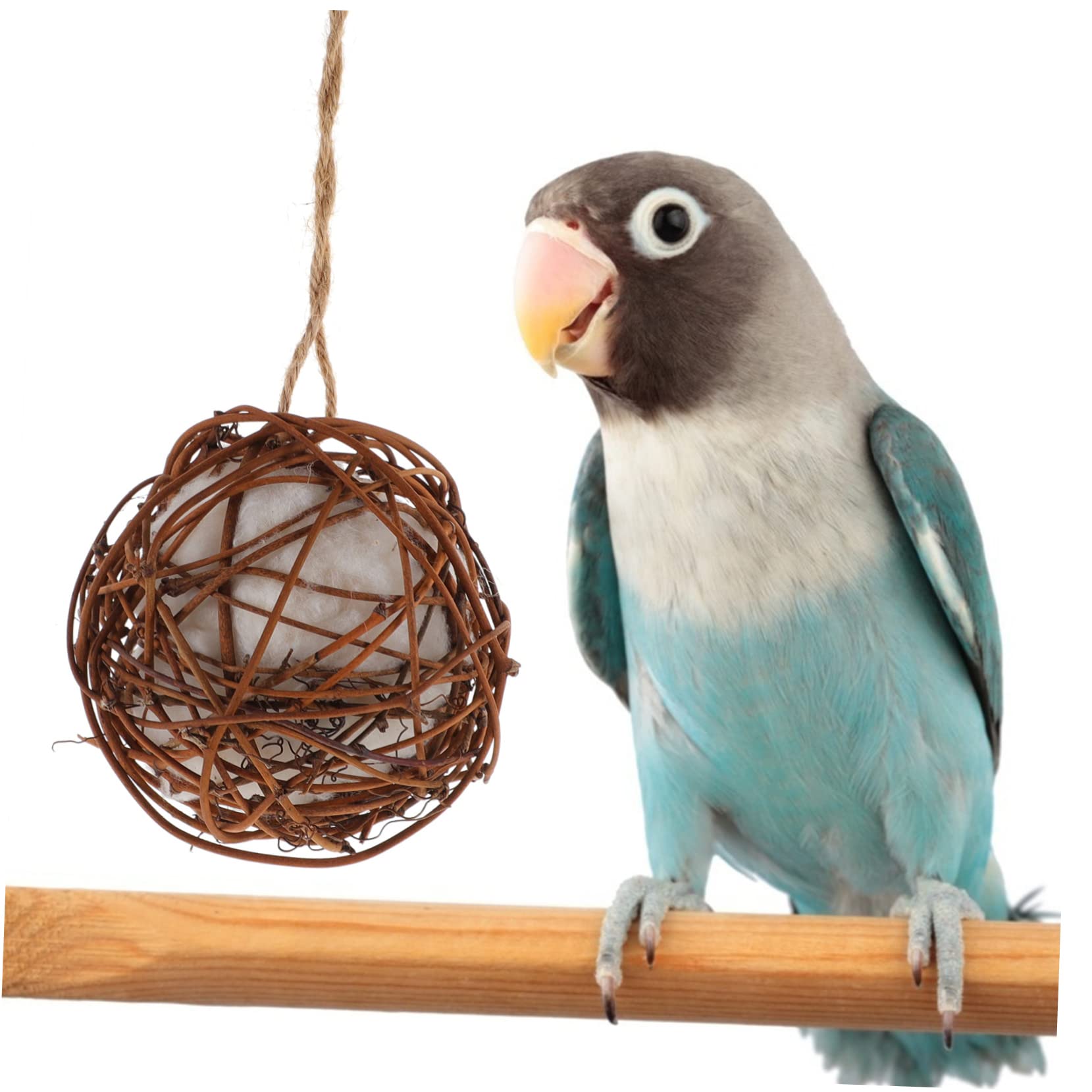 BESPORTBLE 3pièces Jouet Suspendu à Mâcher pour Oiseaux Accessoire De Détente Jeu pour Perroquets Et Petits Oiseaux