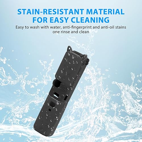Miniatura 8 de Funda de silicona Pocket 3, protector de lente resistente a los arañazos, compatible con DJI OSMO Pocket 3 Creator Combo Accesorios (azul claro)