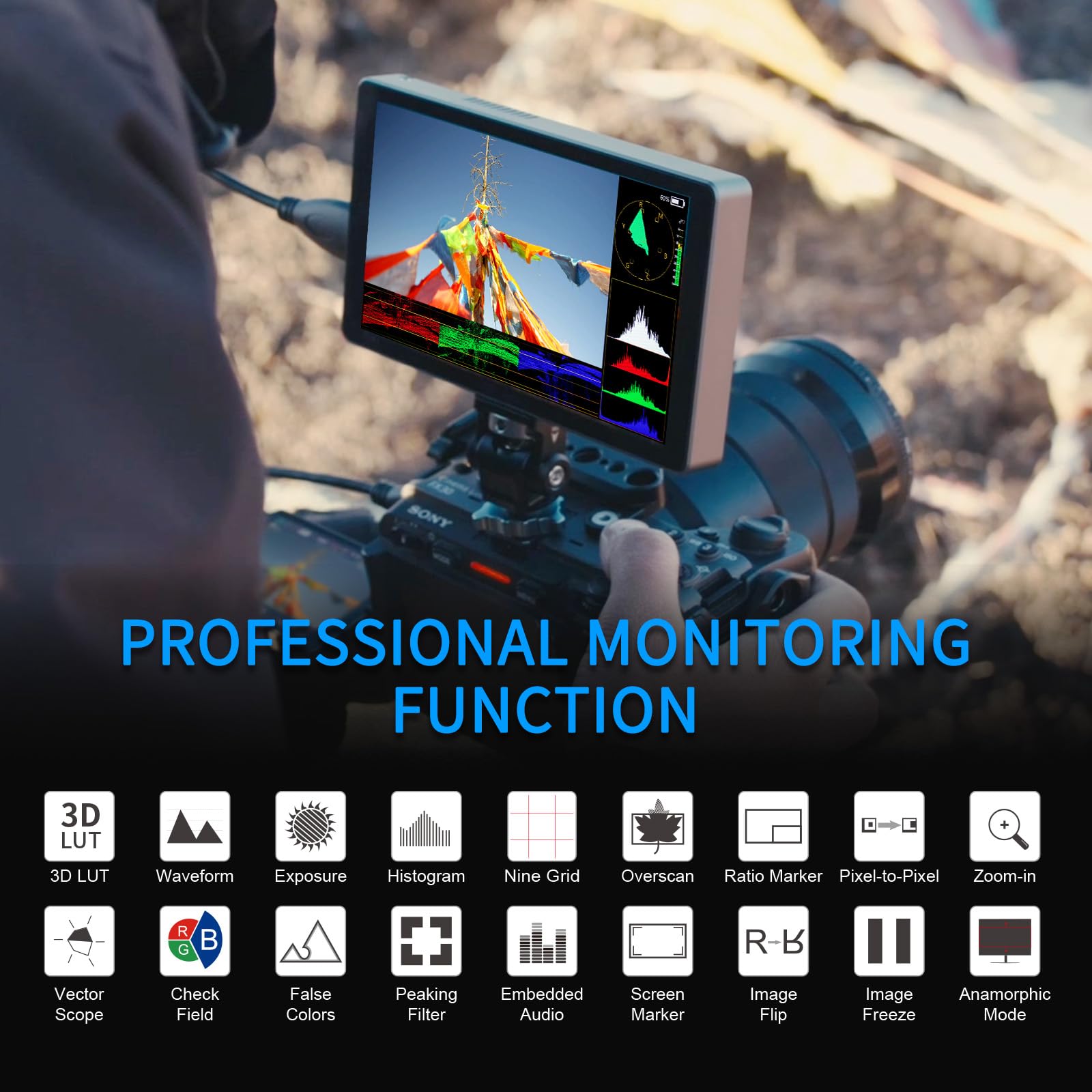 Amazon.com : FEELWORLD P6XL 6 inch Built in Battery Aluminium