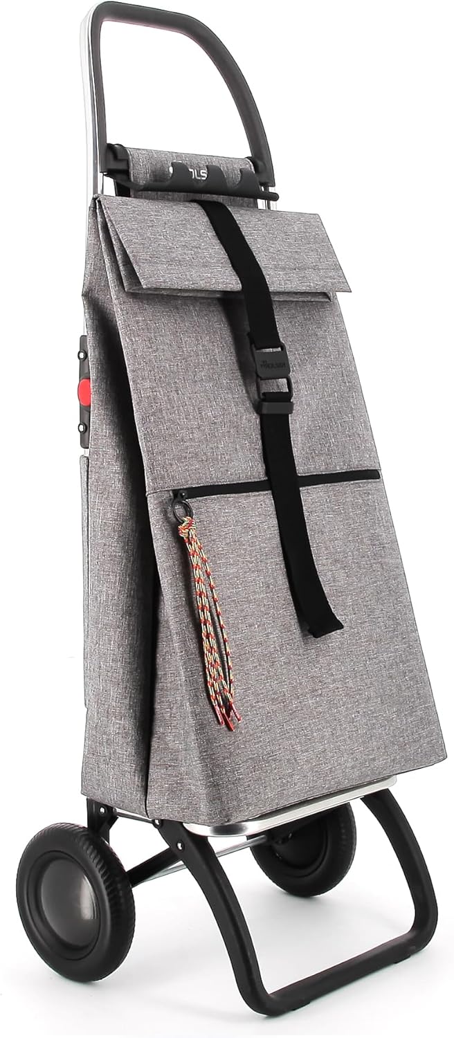 Rolser Big Tweed 2 Wheel Foldable Shopping Trolley - Green