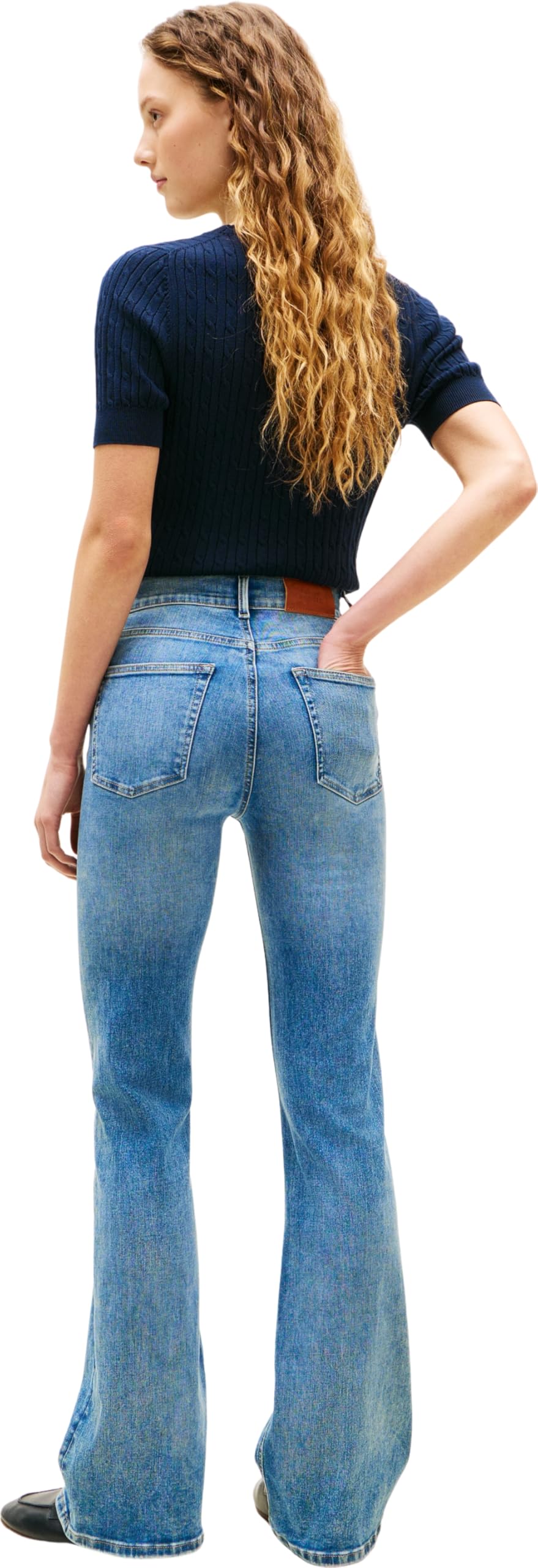 Tommy Hilfiger Damen Bootcut DNM Finn Flare Rw Ww0ww48570