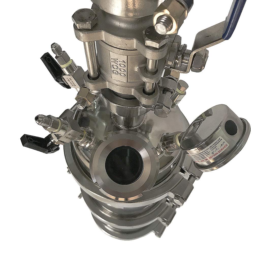 ABLAZE Vacuum Chamber 1 Pound 450 Gram with Two Sight Glass Windows and