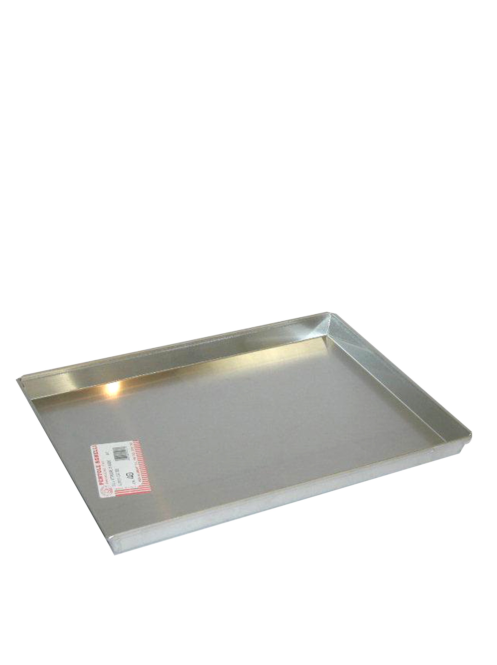 Pentole Agnelli COAL49/360 Low Rectangular Baking Tray, Aluminum, Gray, 60 x 40 cm