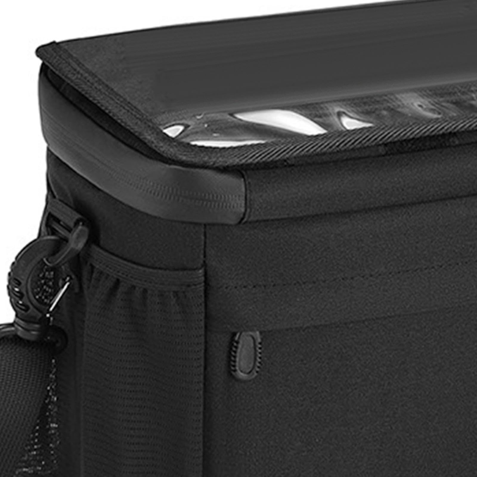 kowaku Sacoche de Guidon de Vélo avec Bandoulière, Porte-gobelet Multifonction, Pochette de Rangement