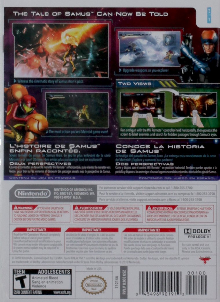 Image secondaire de Metroid: Other M (Wii) [import anglais] [langue française]