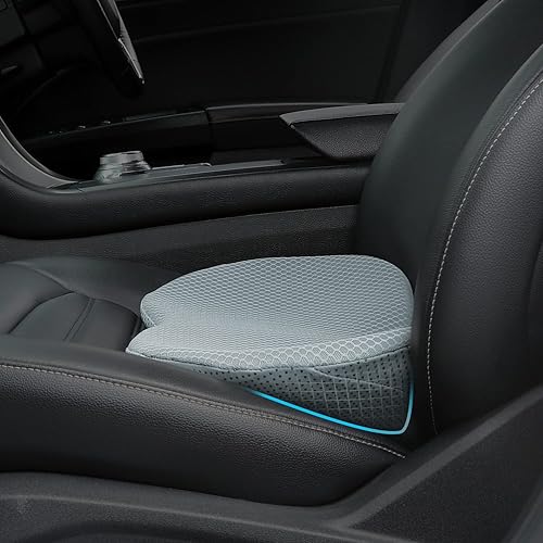 Miniatura 8 de Cojín para asiento de automóvil, almohadilla de espuma viscoelástica para asiento de automóvil, alivio del dolor de ciática y espalda baja, cojines