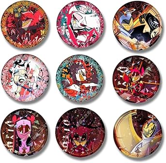 Amazon.co.jp: ハズビンホテル 缶バッジ 5/10枚セット アラスター