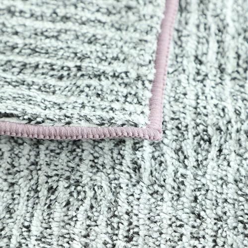 Miniatura 4 de paños de limpieza de microfibra suave para platos, 10 x 10 pulgadas, lavables a máquina, muy absorbentes, almohadillas antiarañazos para cocina,