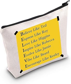 MEIKIUP Believe Ted Fans Cosmetic Makeup Bag Ted TV Show Merchandise Soccer Coach Gift Soccer Football Fans Gift (CA Believe Like Ted Bag)