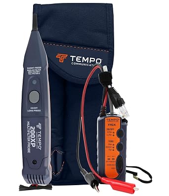 TEMPO 811K Digital High-Performance Tone Generator and Probe Kit - Noise-Immune Professional Cable & Wire Tracer USA Quality Control