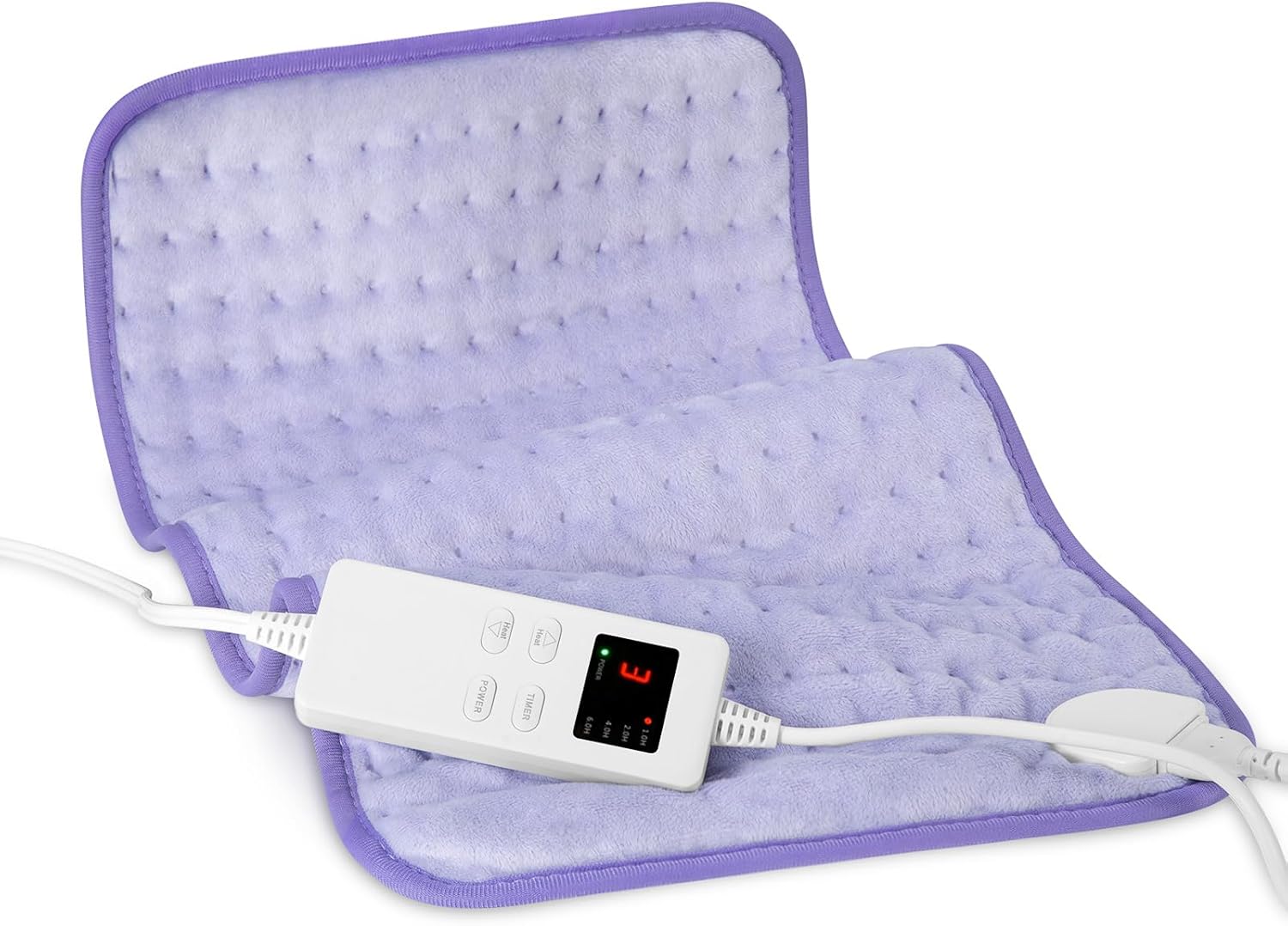 Heating Pad for Shoulder, Neck, Back & Legs, 6 Fast-Heating Settings, Machine Washable, Auto-Off & Moist/Dry Heat - Birthday/Christmas Gifts for Men, Women